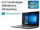 Toshiba Satellite 17.3-Inch FHD Laptop PC (Intel Quad Core i7-4720HQ...